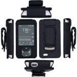 Premium Holster (with Belt Clip/Lanyard) for Dexcom G7 (Black)